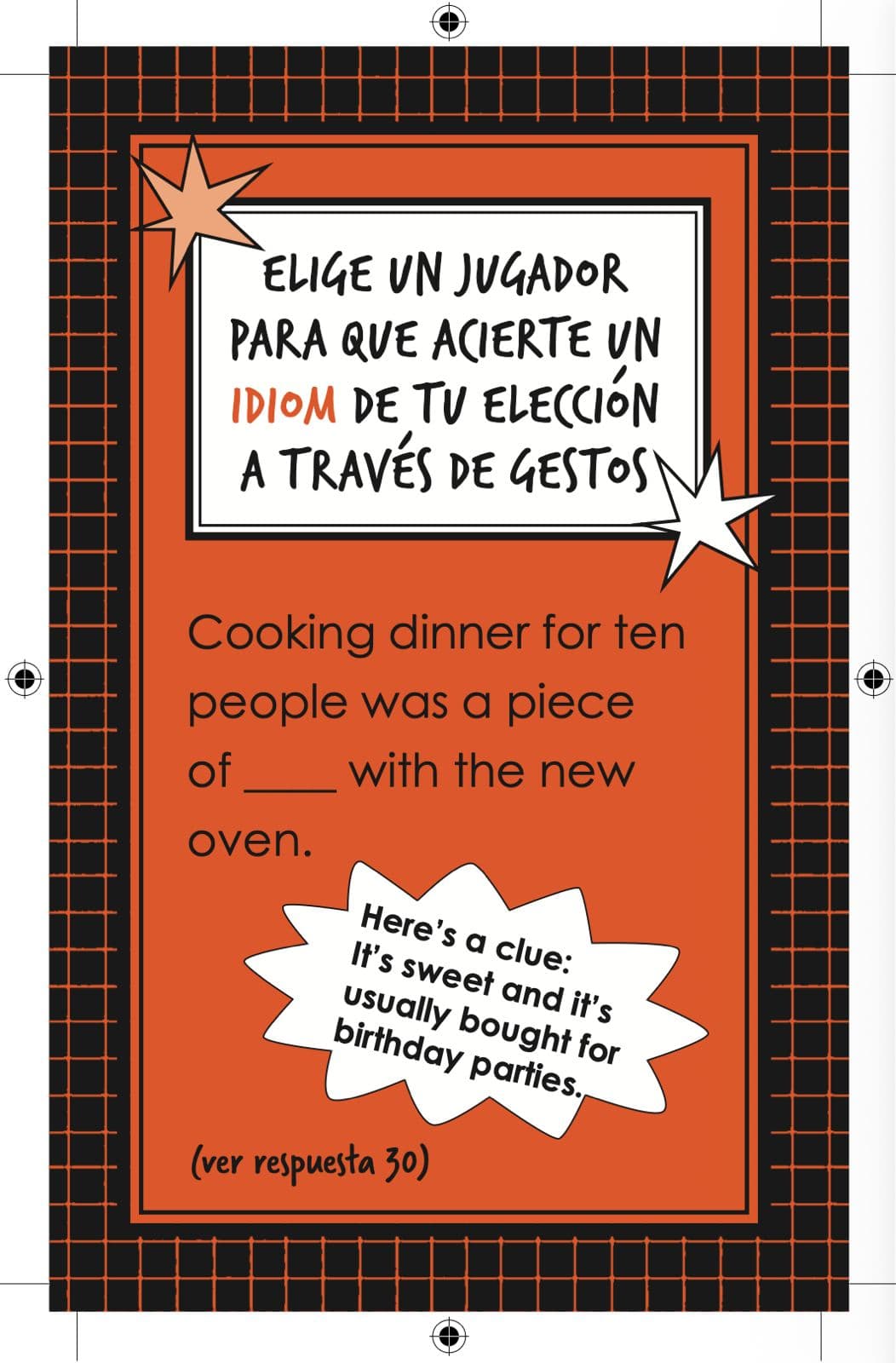 Carta 06: Completa el idiom